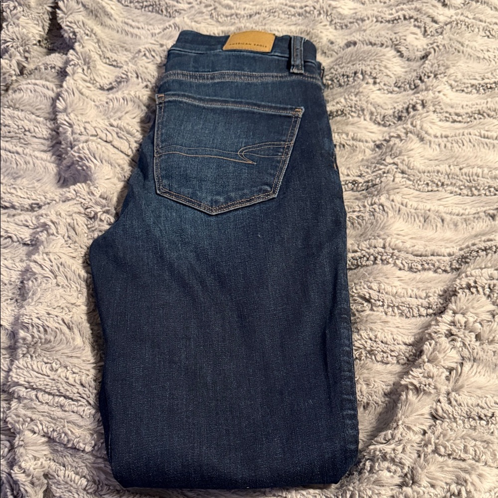 American Eagle Outfitters Deep Indigo Jeans